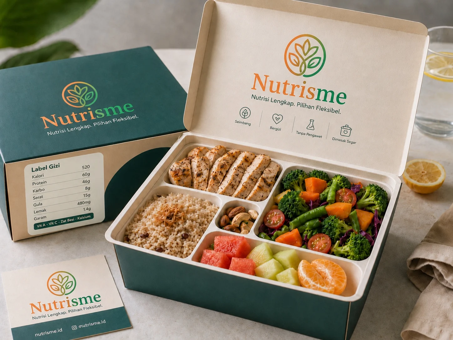 Healthy meal Nutrisme
